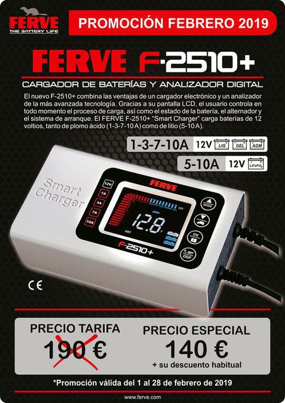 Cargador de baterias Ferve