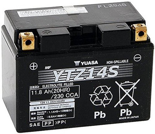 Batterie moto Yuasa YTZ14S