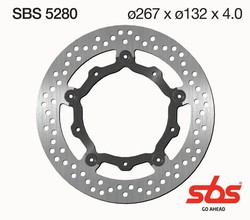 Disco de freio traseiro SBS Tmax 530