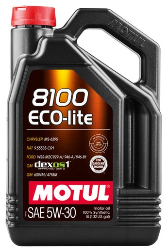 Lubricante Motul 8100 ECO LITE 5W30 5Lts