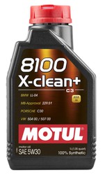 Lubricante Motul 8100 X-CLEAN + 5W30 5L