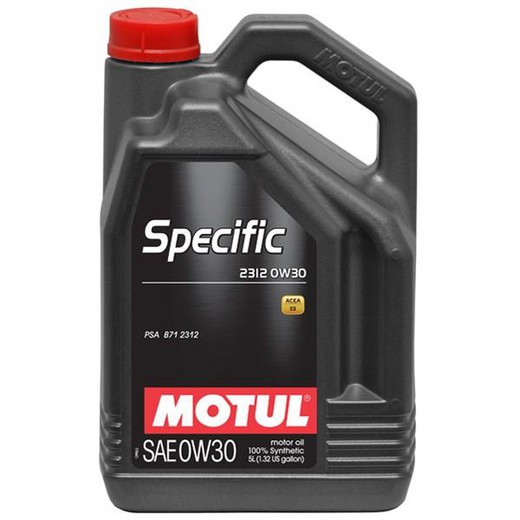 Lubricante Motul SPECIFIC 2312 0W30 5Lts