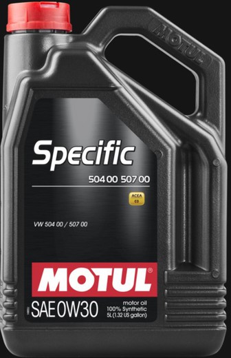 Lubricante MOTUL SPECIFIC 504 00 507 00 0W30 5Lts