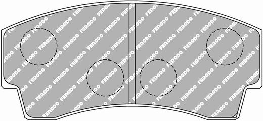 Pastilla Ferodo Ds1 Frp219Z