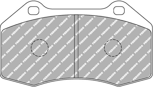 PAD FERODO DS1 (roulé) FCP1667ZB