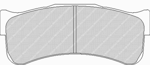 PAD FERODO DS1 (laminado) FRP3110ZB