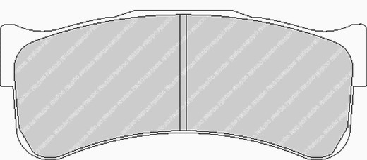 PAD FERODO DS1 (Enrolado) FRP3123ZB