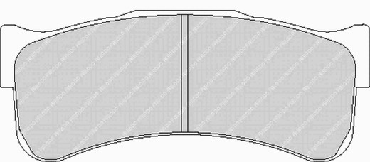 Pastilla Ferodo Ds1.11 Frp3031W