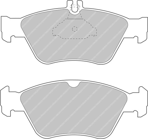 Pastilla Ferodo Ds2500 Fcp1049H
