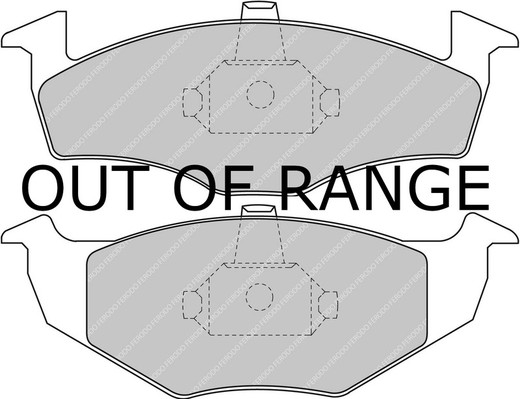 PASTILLA FERODO DS2500 FCP1101H