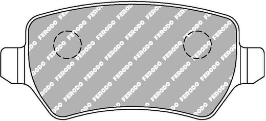 PASTILLA FERODO DS2500 FCP1521H