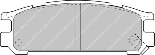 Pastilla Ferodo Ds2500 Fcp790H