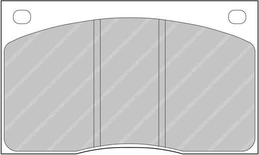 Pastilla Ferodo Ds2500 Fcp817H