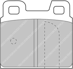 Pastilla Ferodo Ds2500 Fcp93H