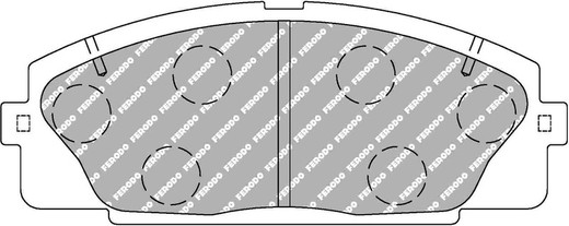 PAD FERODO DS2500 FRP3127H