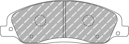 PAD FERODO DS2500 FRP3129H