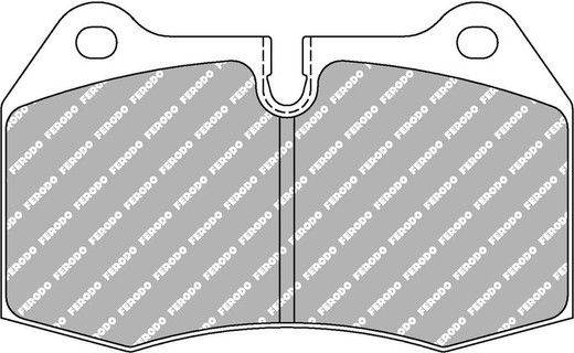 Pastilla Ferodo Ds3000 Fcp1561R