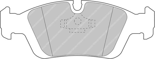 PAD FERODO DS3000 FCP725R