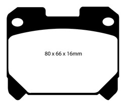 Plaquettes de frein Ebc DP1005