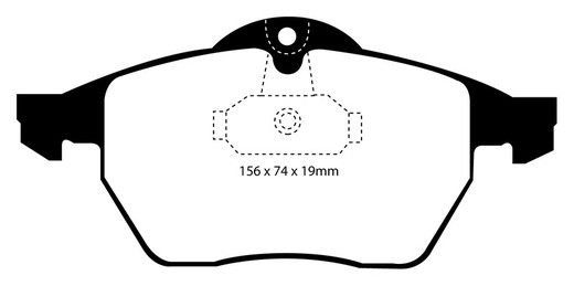 Plaquettes de frein Ebc DP1062