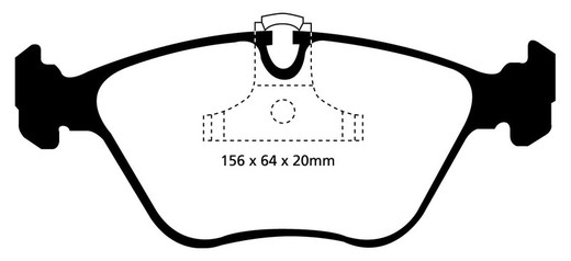 Ebc DP1089 pastilhas de freio