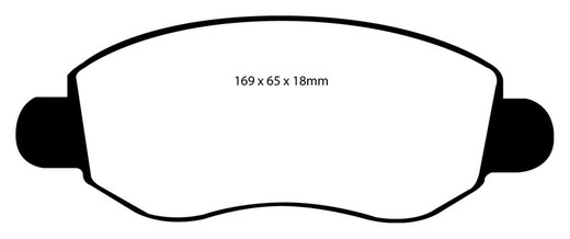 Ebc DP1297 pastilhas de freio