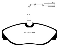 Ebc DP1417 pastilhas de freio