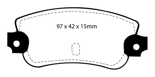 Pastillas de freno ebc DP147