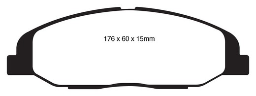 Plaquettes de frein Ebc DP1827