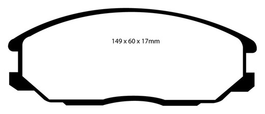 Ebc DP21332 pastilhas de freio