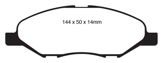 Ebc DP21832 pastilhas de freio