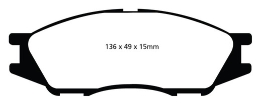 Plaquettes de frein Ebc DP22038