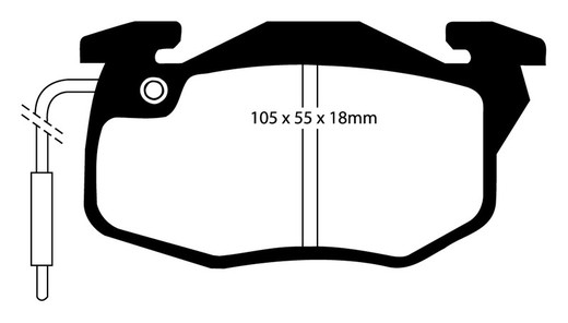 Ebc DP2545 pastilhas de freio