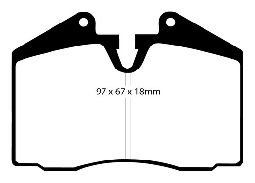 Plaquettes de frein Ebc DP2612