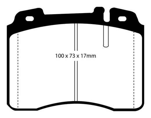 Plaquettes de frein Ebc DP2927