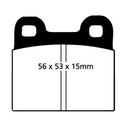 Ebc DP3105C pastilhas de freio