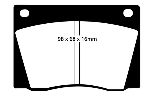 Ebc DP3108C pastilhas de freio