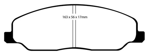 Plaquettes de frein Ebc DP31740C