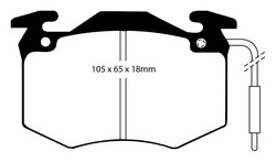 Ebc DP3546C pastilhas de freio