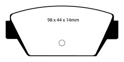 Ebc DP3576C pastilhas de freio