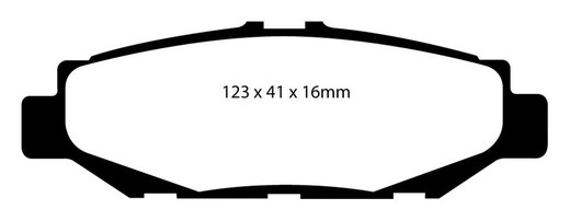 Ebc DP3848C pastilhas de freio