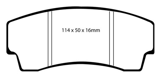 Pastillas de freno ebc DP4008R