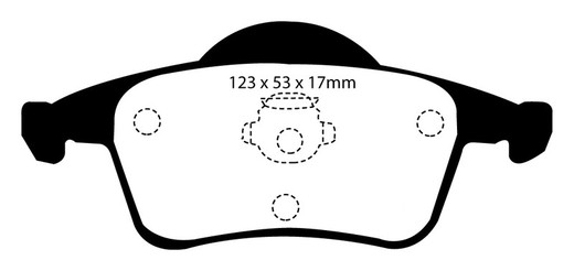 Plaquettes de frein Ebc DP41231R