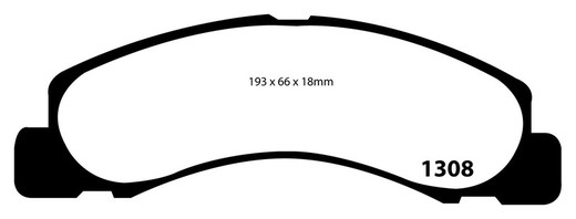 Ebc DP41308R pastilhas de freio