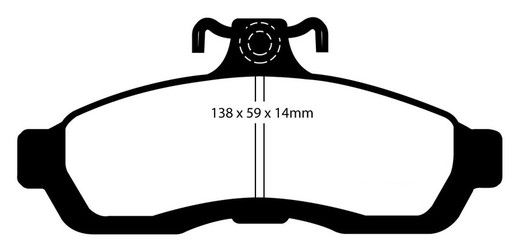 Plaquettes de frein Ebc DP41502R