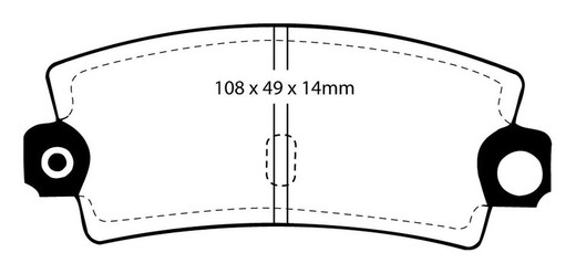 Pastillas de freno ebc DP4189R