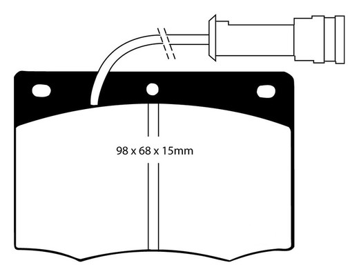 Ebc DP437 pastilhas de freio