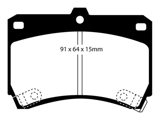 Pastillas de freno ebc DP4884R