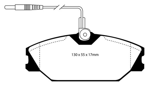 Plaquettes de frein Ebc DP4949R