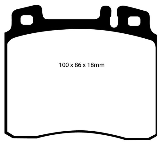 Plaquettes de frein Ebc DP4963R